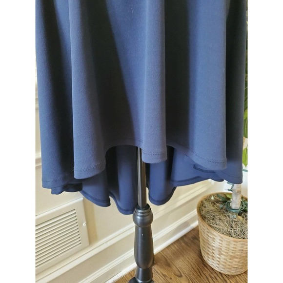 Windsor - Navy Blue - Open Back - Lace Hi-low Dress - Size Small - Picture 4 of 10